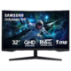Monitor Gamer Curvo Samsung Odyssey G55C 32" pulgadas - QHD (2560x1440) - 165Hz - 1ms - HDR10 - AMD FreeSync - Curvatura 1000R